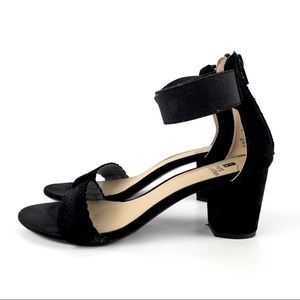 Suede heels, Block, Black by White Mountain, 8